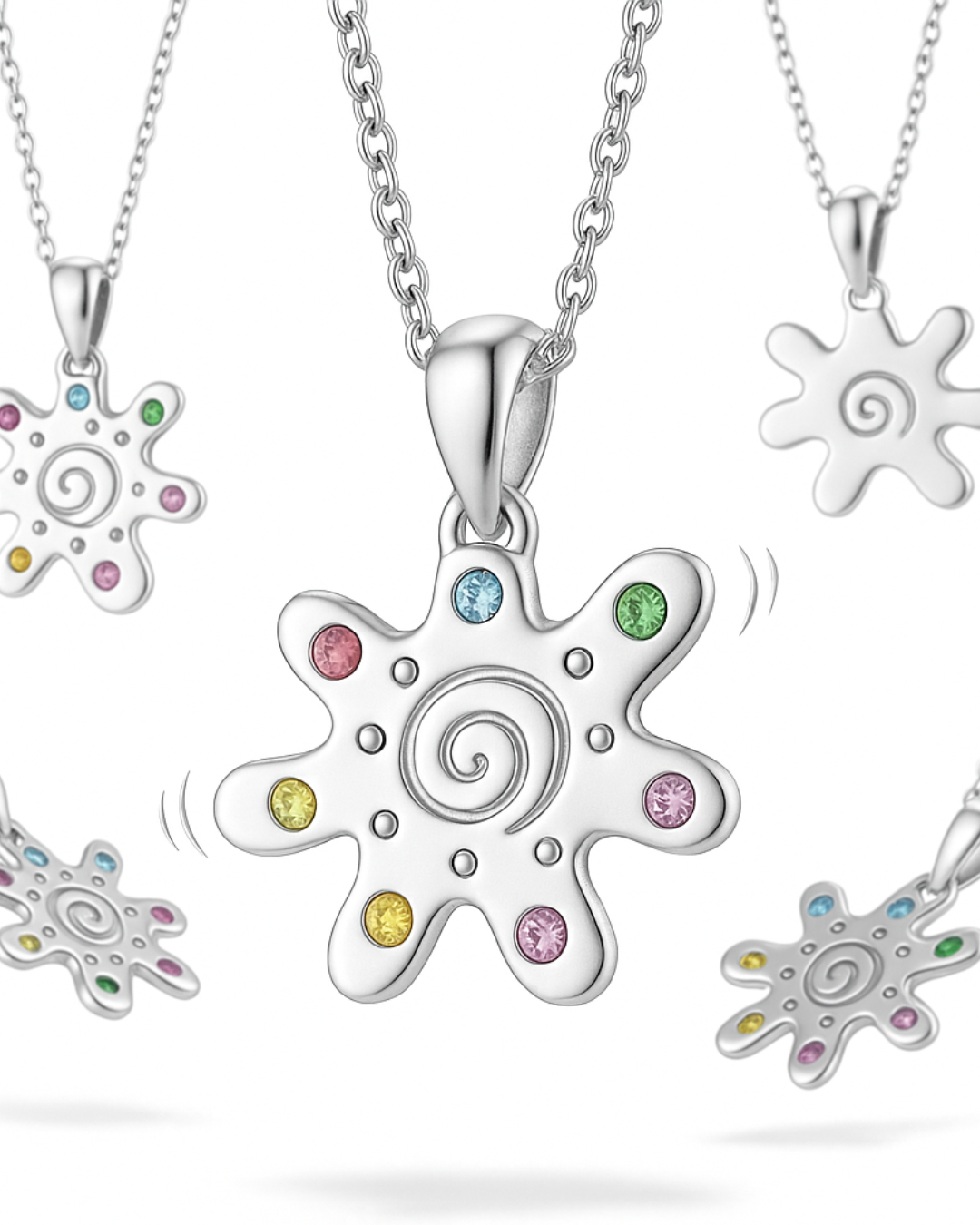 Spiral- Star Necklace